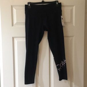 Calvin Klein black performance yoga pants